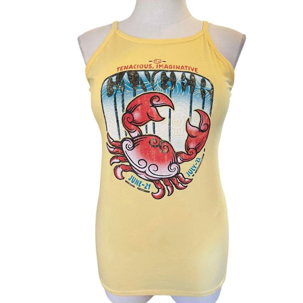 Torrid Cancer‎ Zodiac Star Sign Crab Graphic Classic Fit Astrology Tank Top 4X